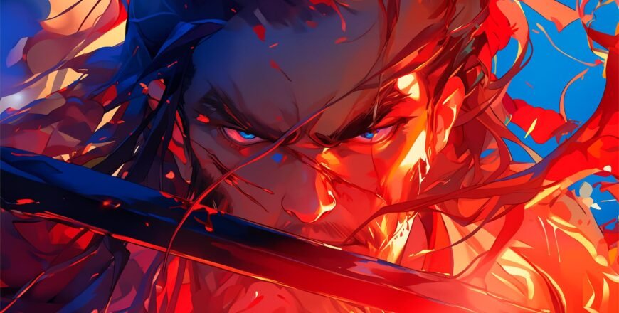 EPIC - close up samurai's face