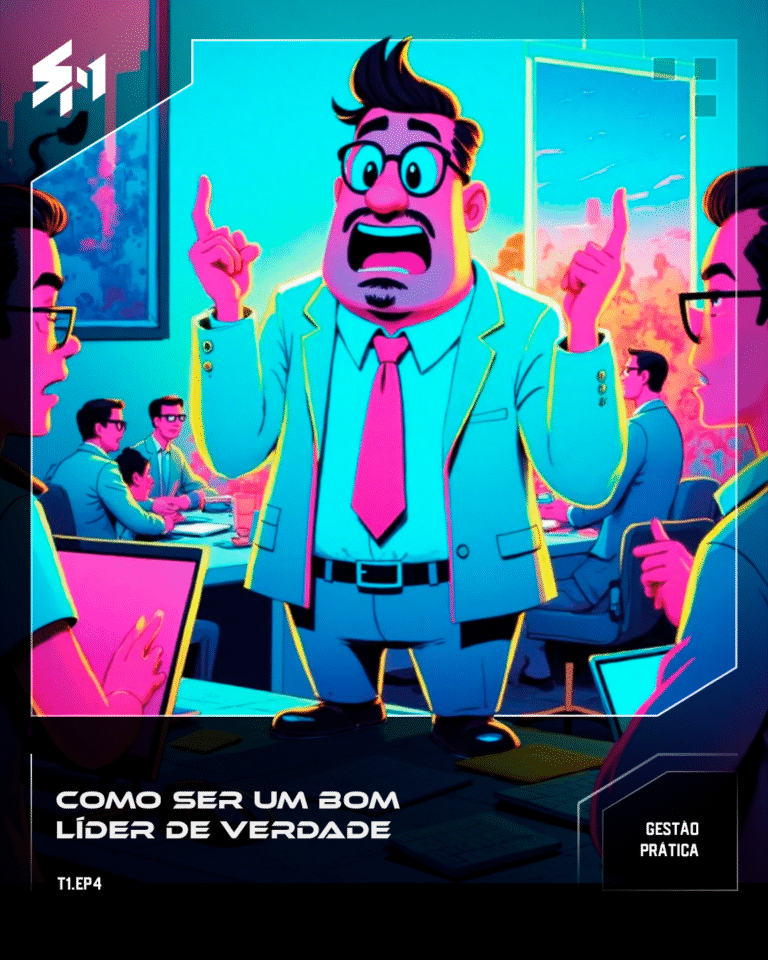T1.EP4 - Liderança Adaptativa - Um líder tradicional a tentar controlar tudo em meio ao caos.