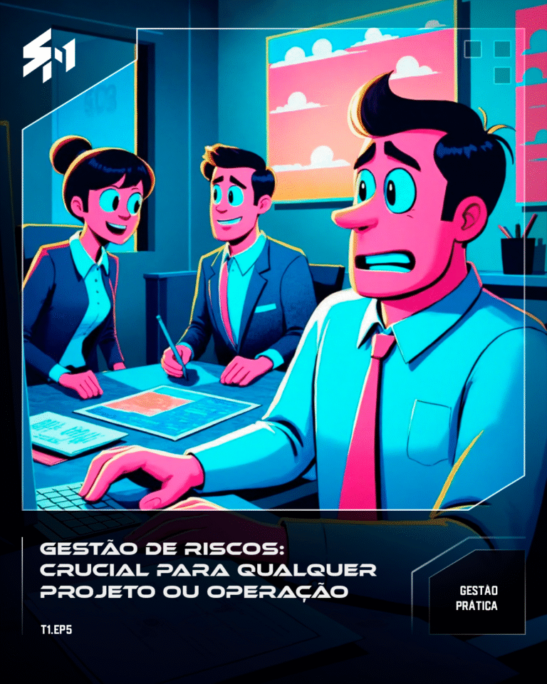 Gestão Prática T1.EP05 - Cena de um projeto a correr bem até surgir um problema inesperado.